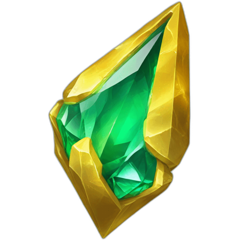 yellow emerald shard emoji