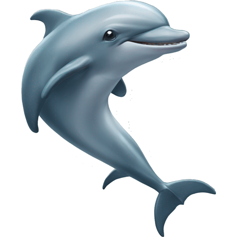 Dolphin with a sword emoji