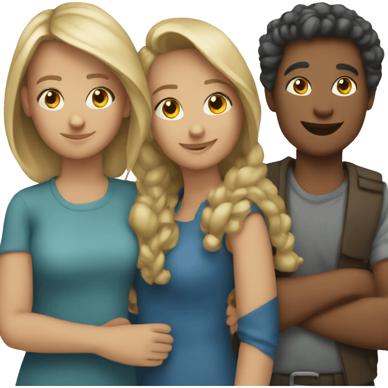 a group of four people emoji