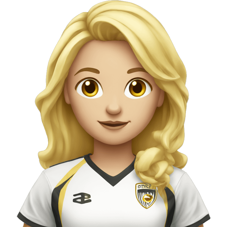 blond soccer girl emoji