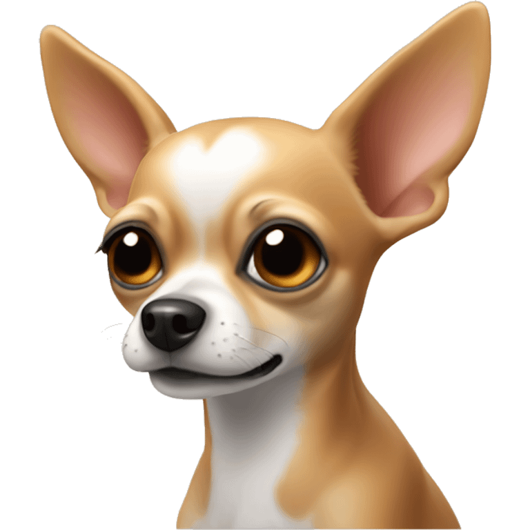 Chihuahua with antler emoji