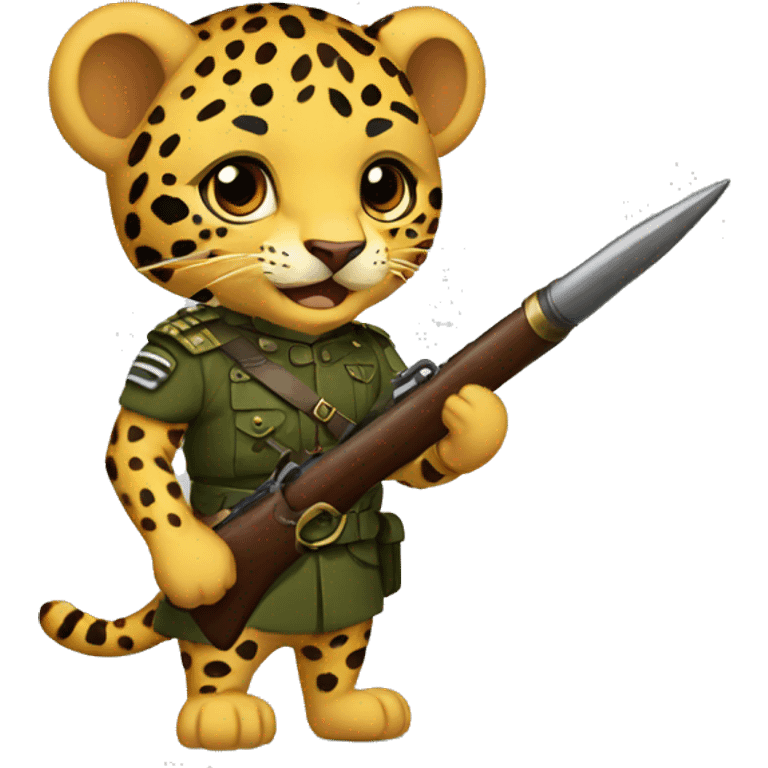 Leopard corps entier emoji