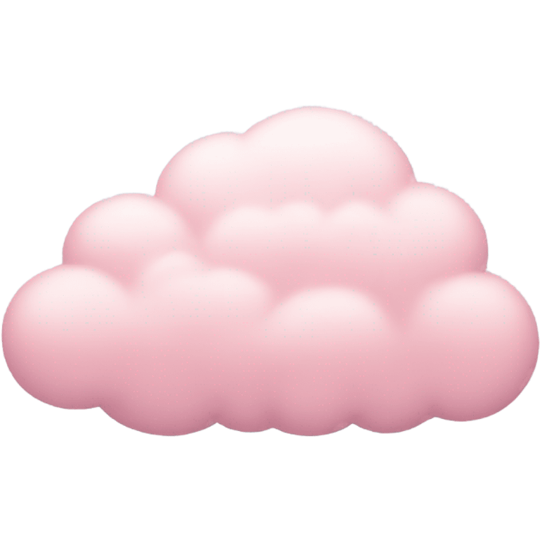 pastel pink cloud emoji