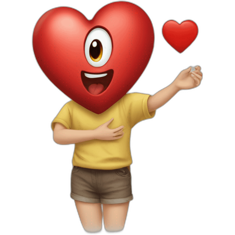 heart and ! emoji