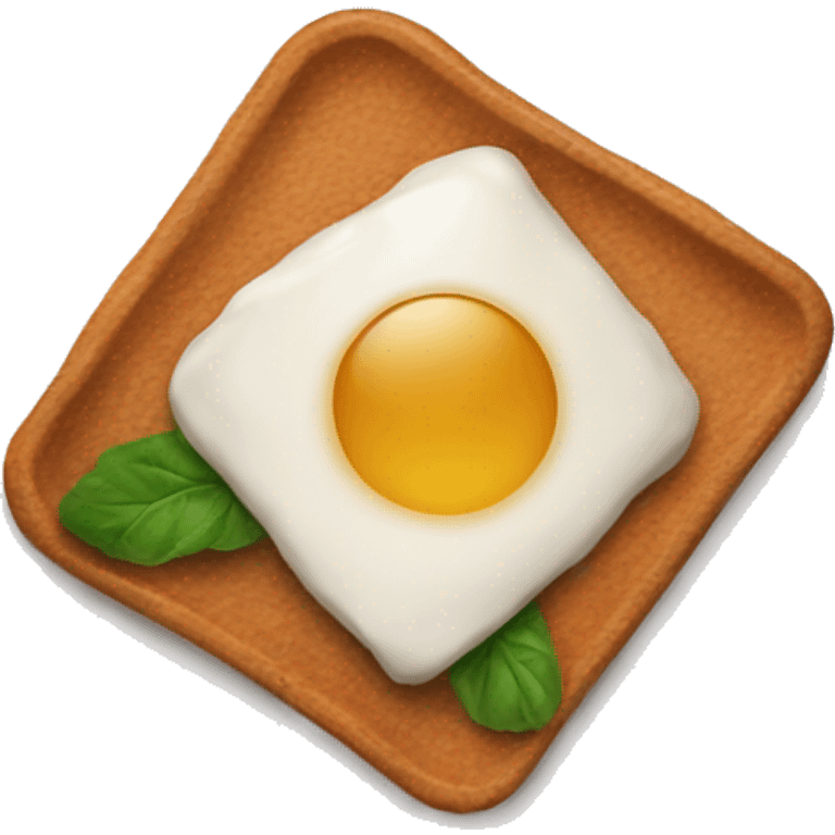 realistic brown food plate emoji