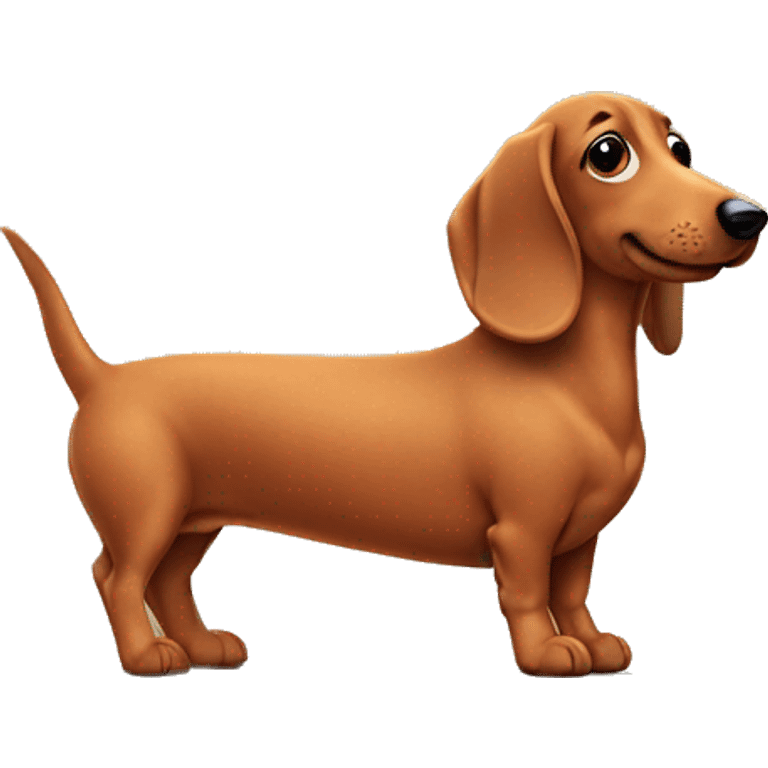 cute sausage dog  emoji