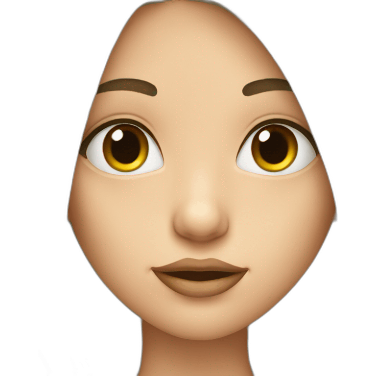 girl with long eyelashes emoji