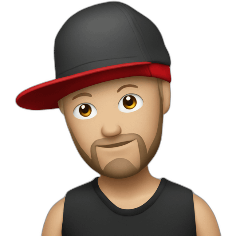 fred durst red hat backwards emoji