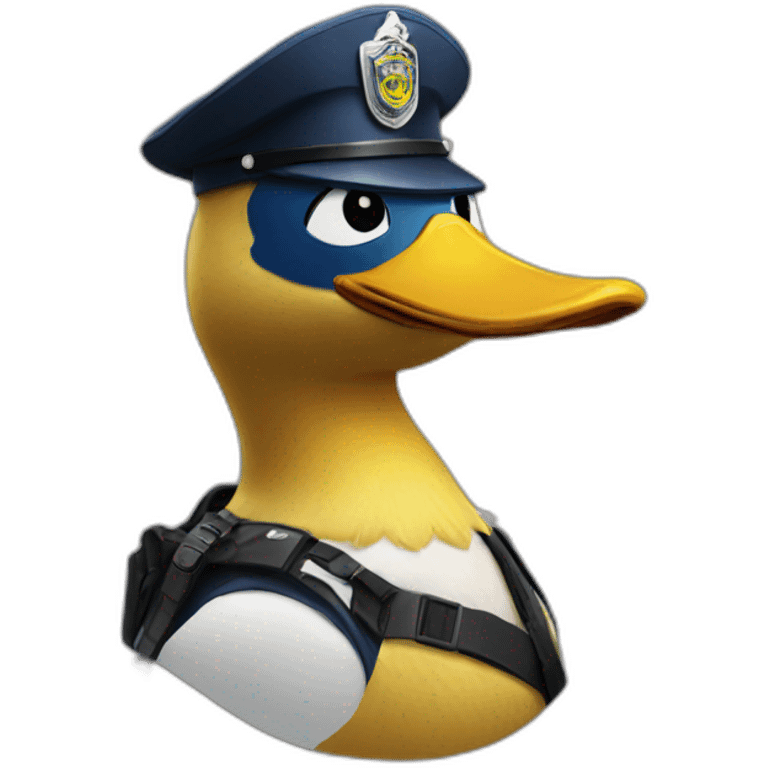 police duck emoji