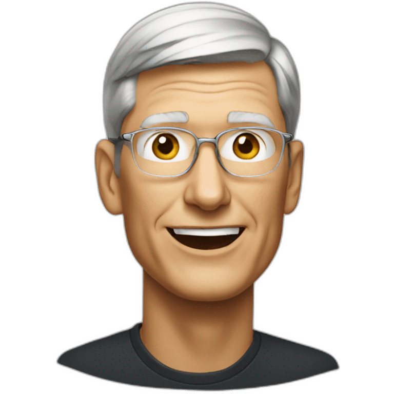 tim cook eat apple emoji