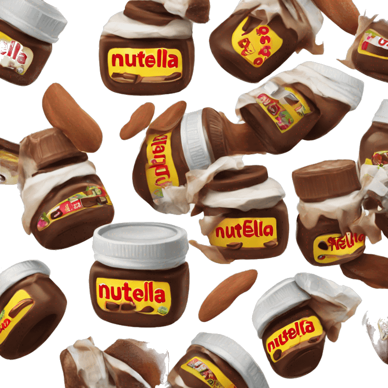 a flirty nutella jar emoji