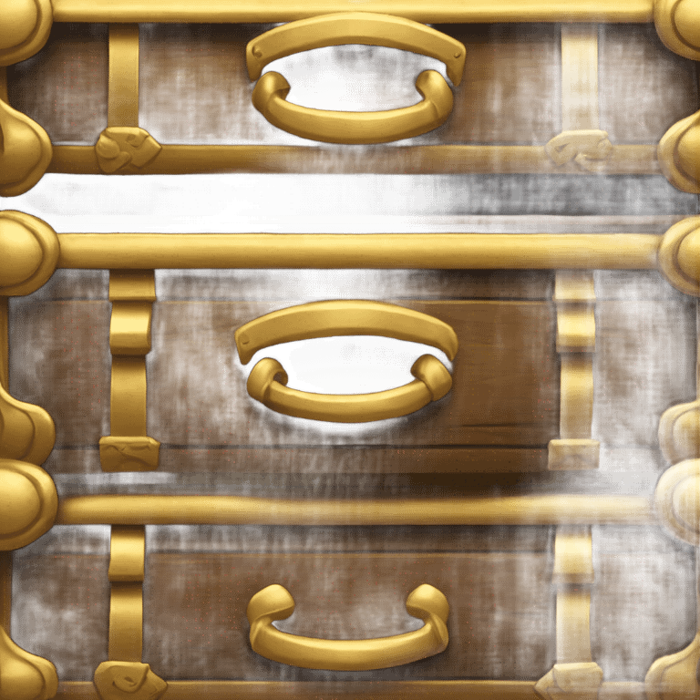 gold antique chest emoji