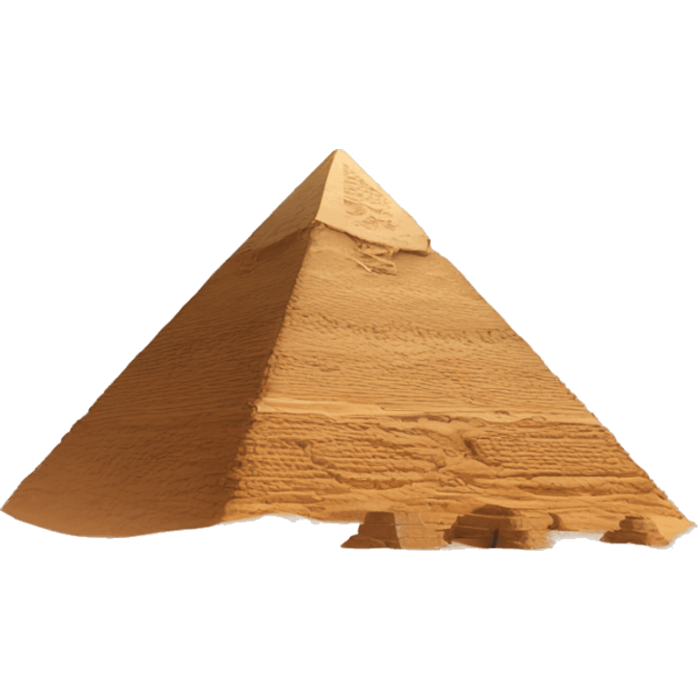 Egyptian pyramid at sunset  emoji