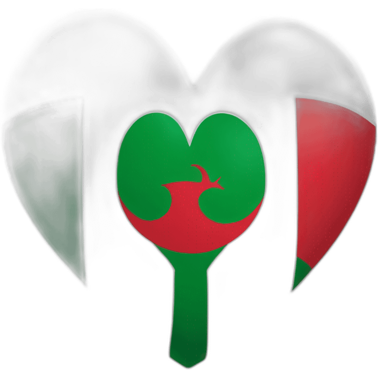 Heart of Algeria flag  emoji