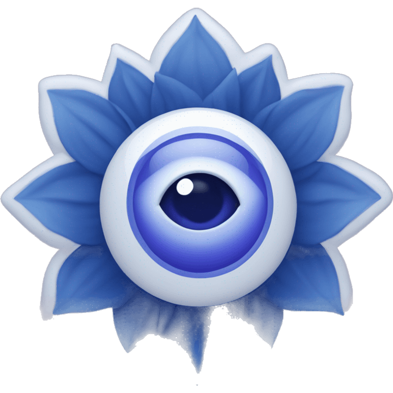 Indigo 3rd eye chakra symbol  emoji