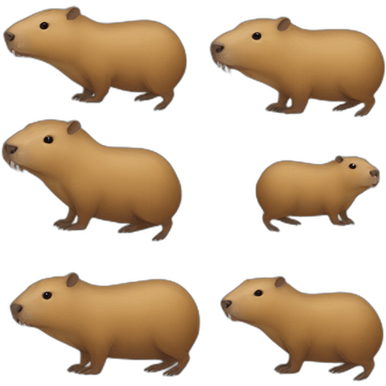 skull capybara capybara emoji