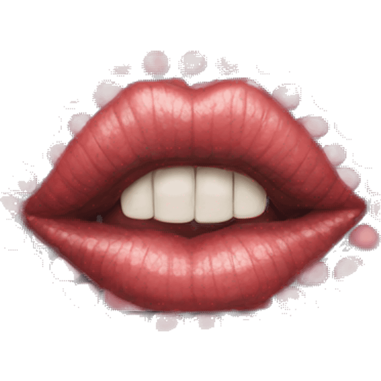 The lips from Rocky horror picture show emoji