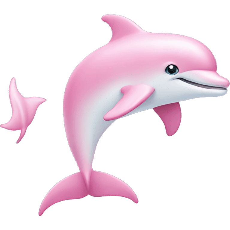 Pastel-pink-colors-dolphin emoji