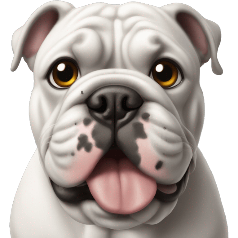 Bulldog francese grey emoji