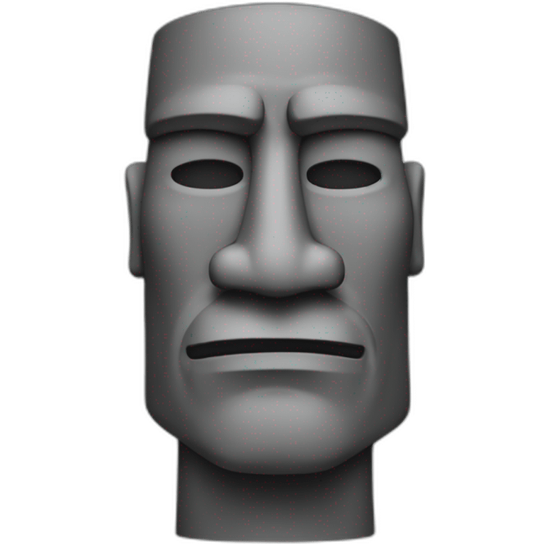 MOAI flex muscle emoji