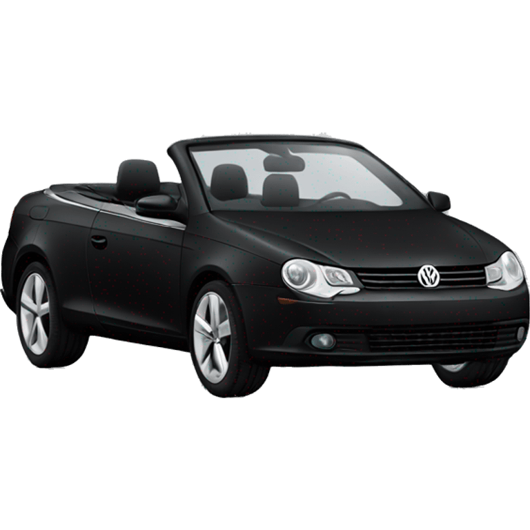 black VW Eos emoji