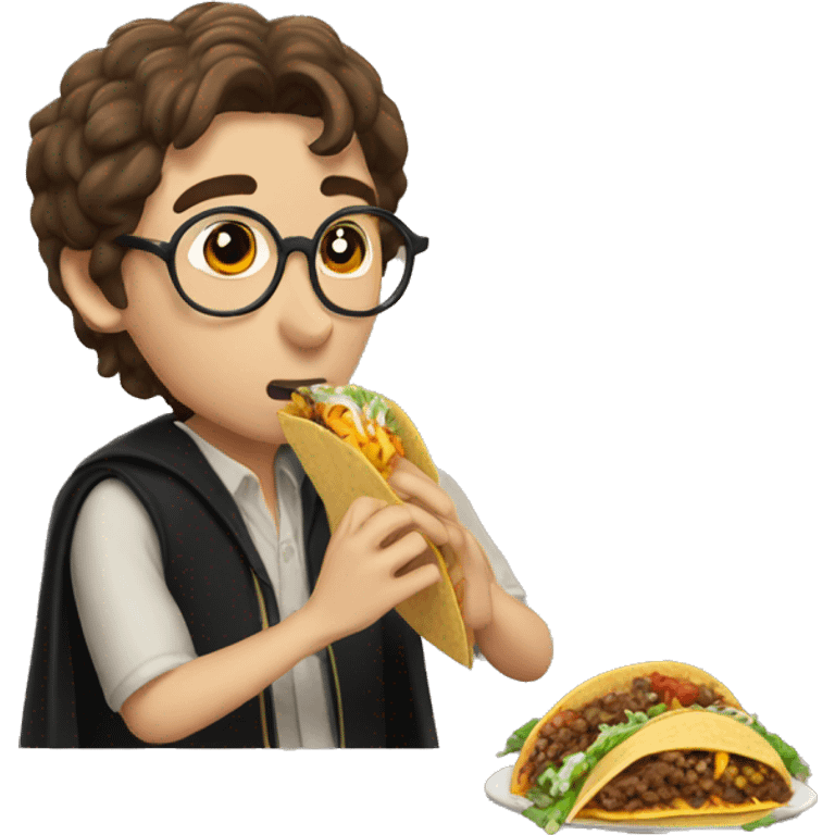 harry potter eating tacos emoji