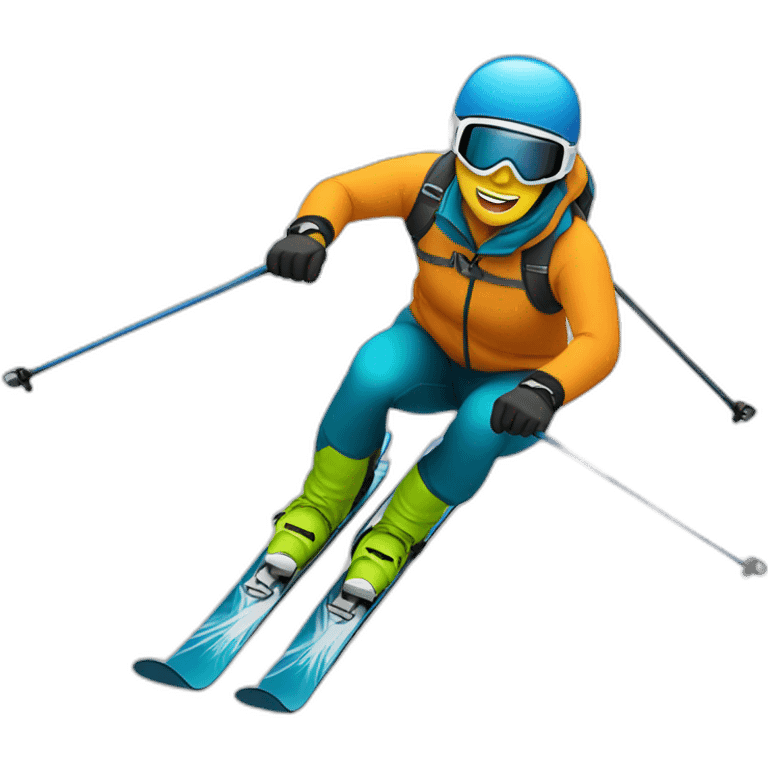 ski downhill emoji