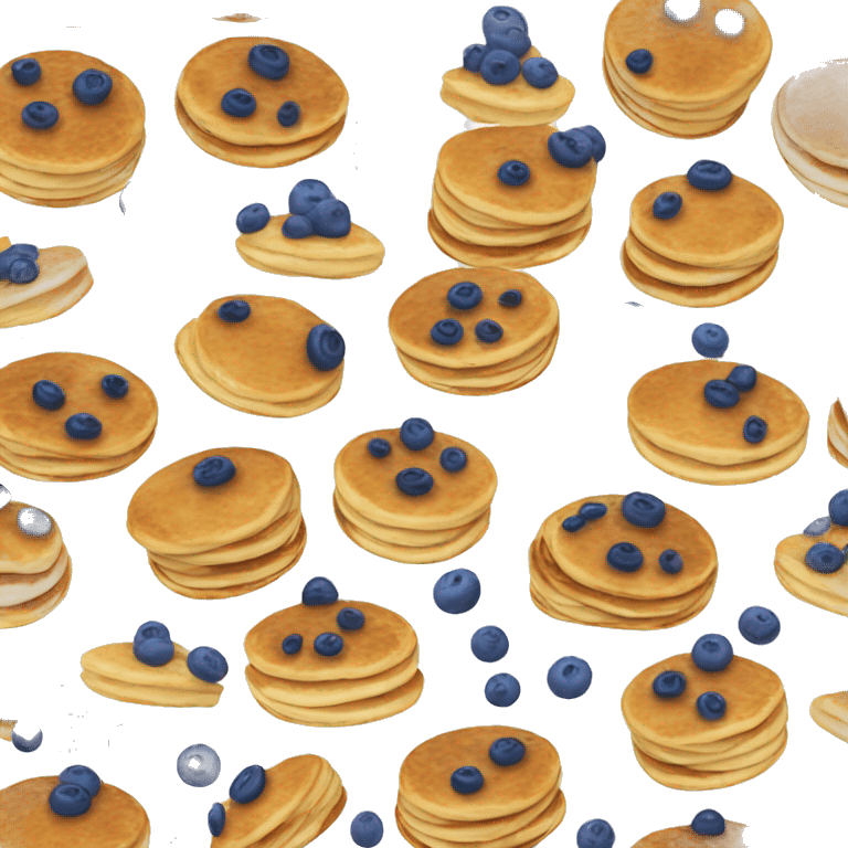 Blueberry pancakes  emoji