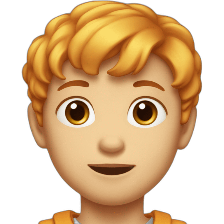 Petit garçon roux emoji