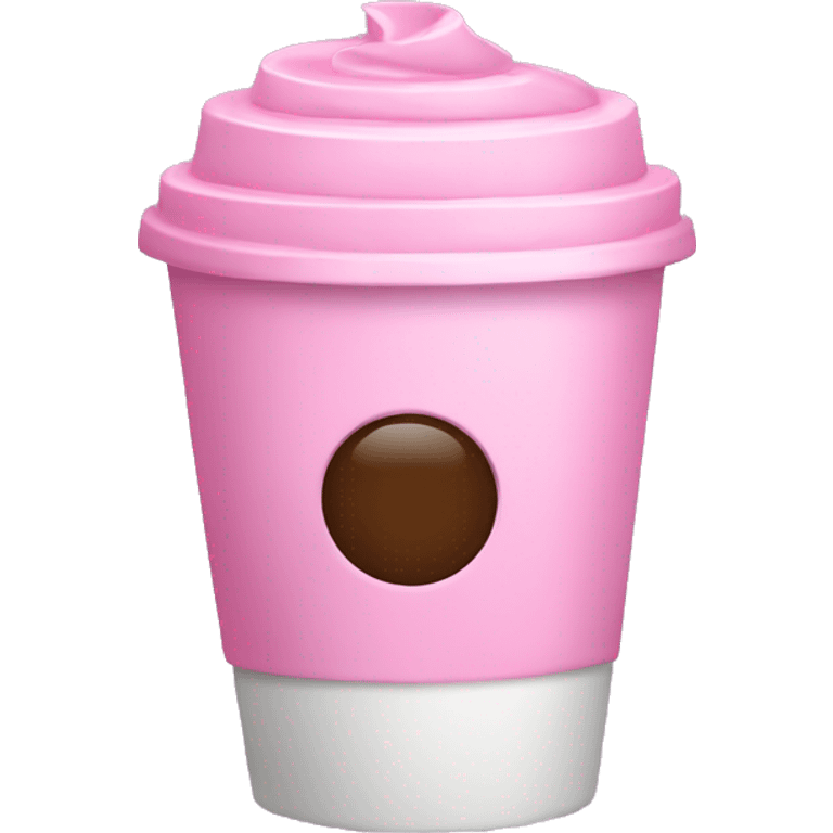 Pink coffee  emoji