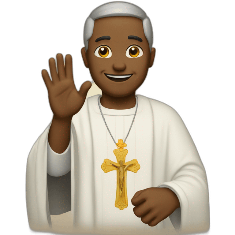 Catholic Shaka emoji