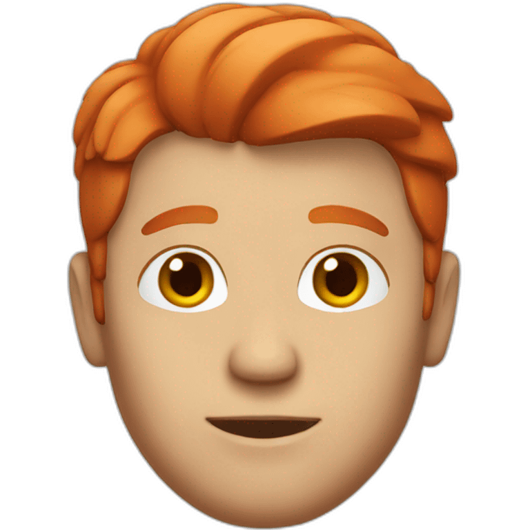 Man with red hair emoji