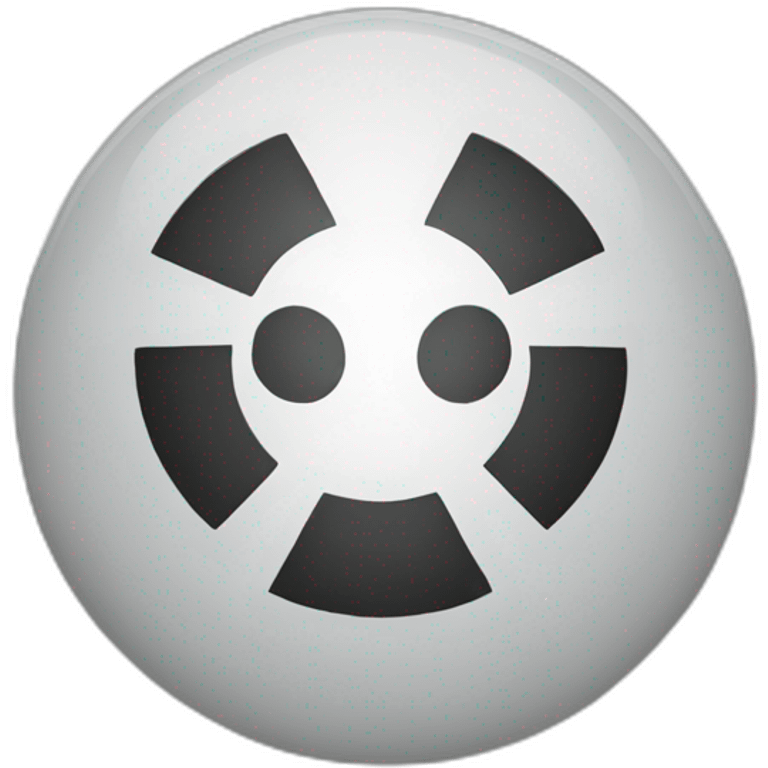 Radiation emoji