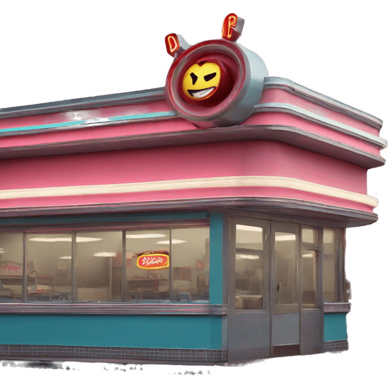 50's diner sign  emoji