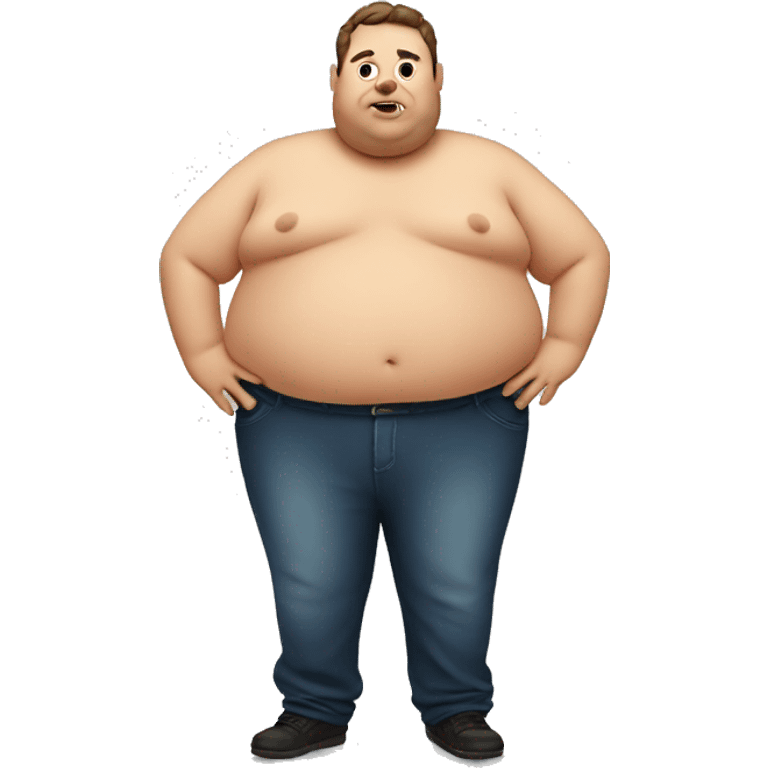 fat person emoji