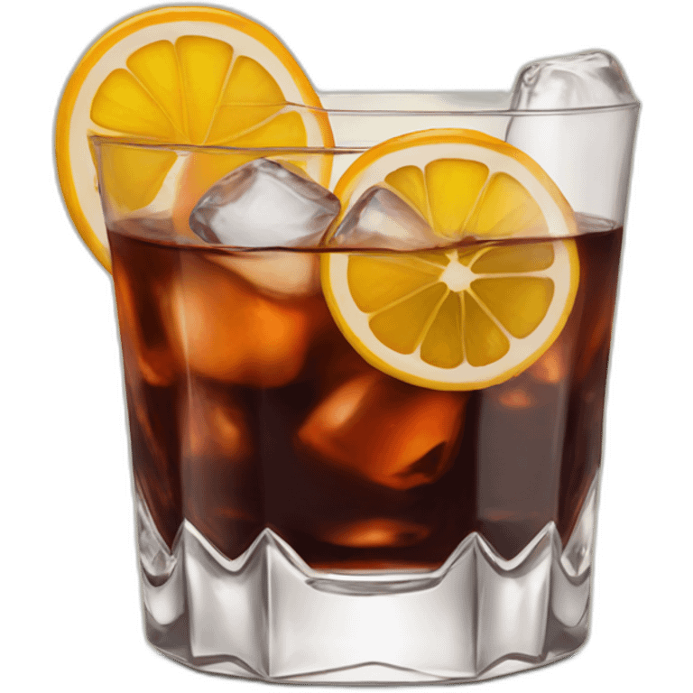 fancy old fashioned drink emoji