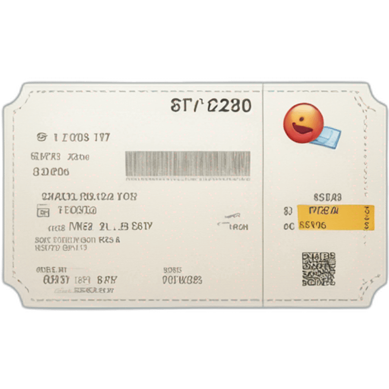 airline ticket emoji