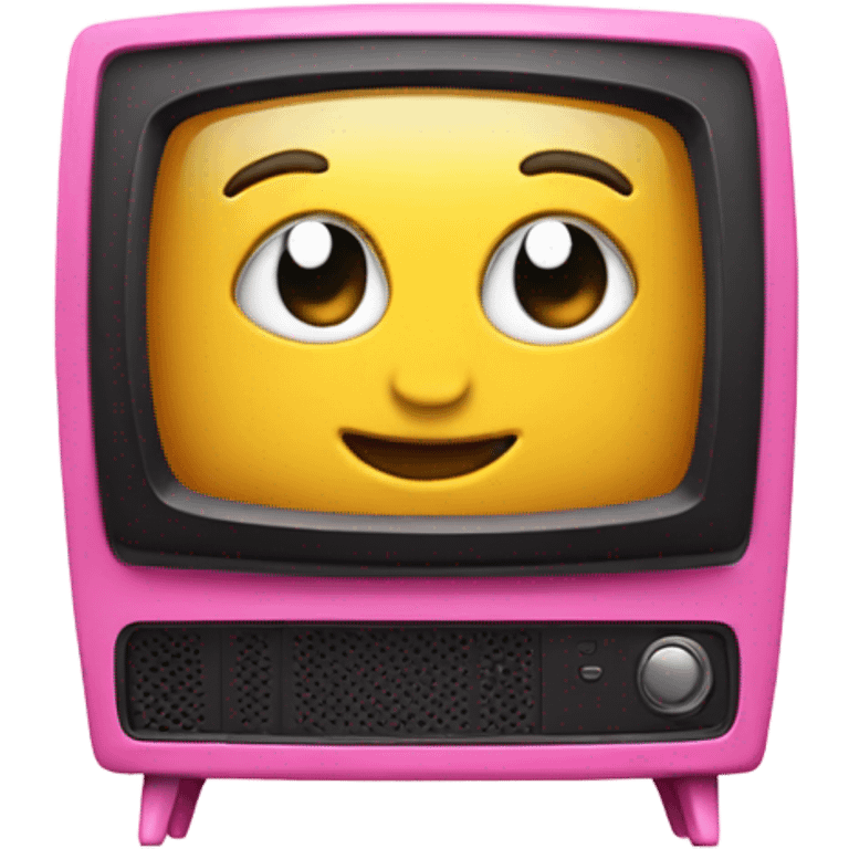 Pink tv emoji