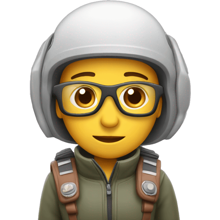 Travel to the future and 
Learning a new language emoji