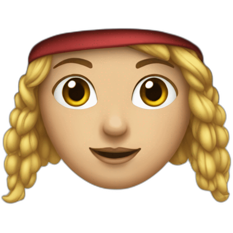 a pirate girl emoji