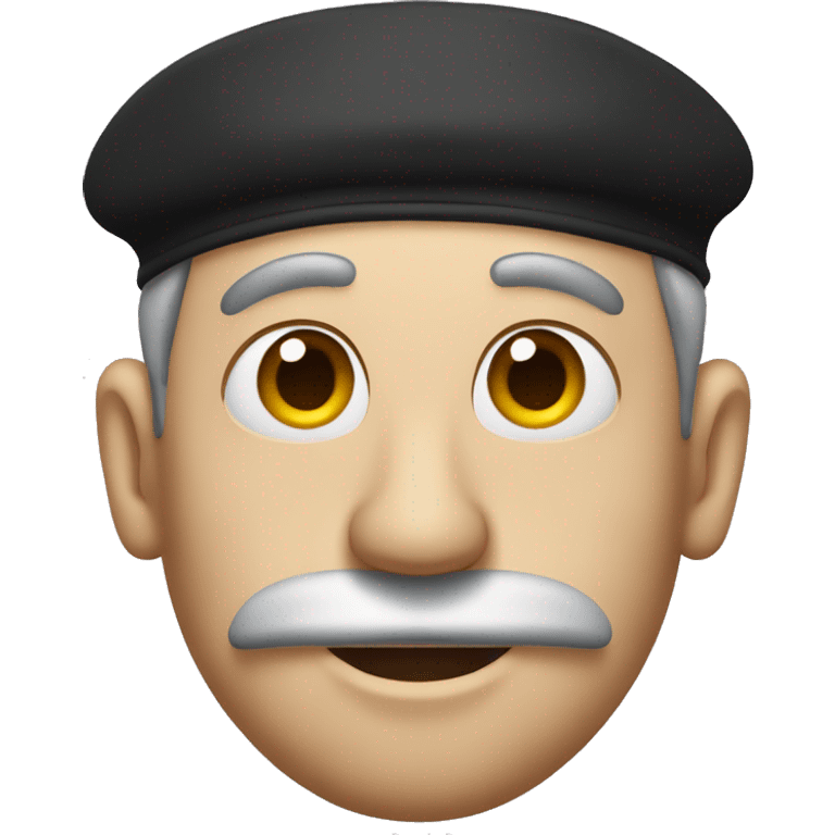 Man with big nose and kippah emoji