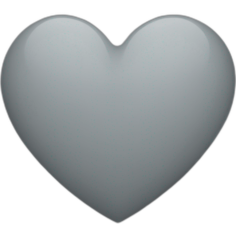 gray Heart  emoji