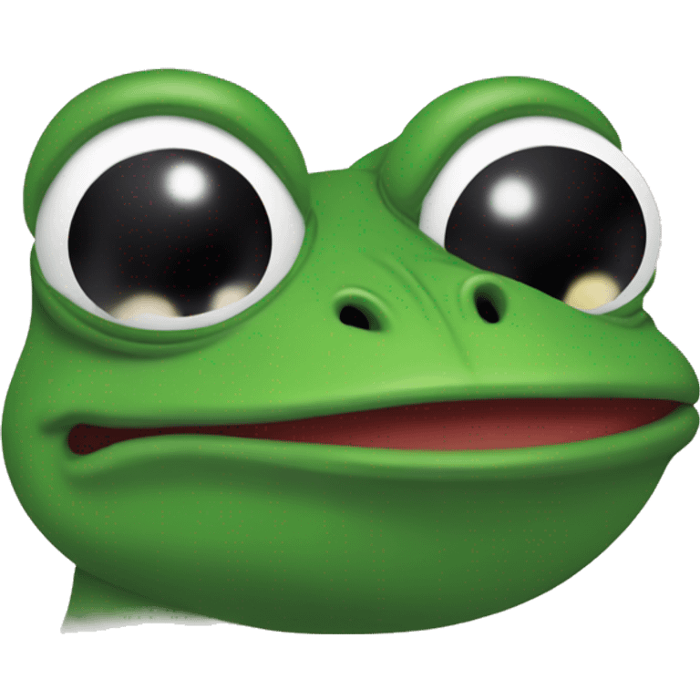 Pepe the frog with Barney the dinosaur emoji