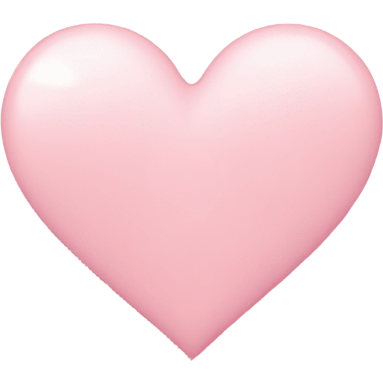 Light pink heart emoji