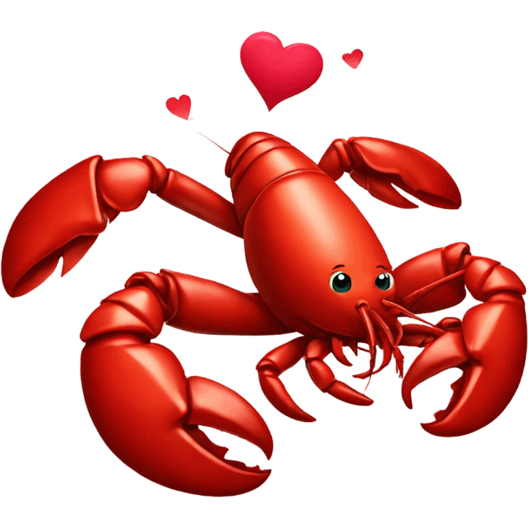 lobster valentine emoji