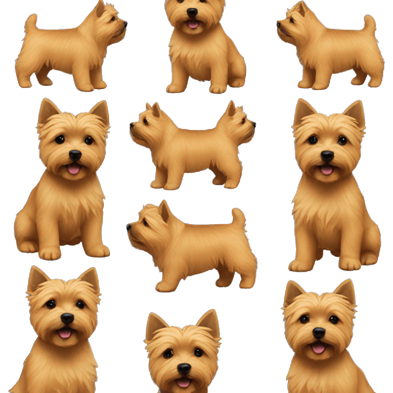 norwich terrier puppies emoji