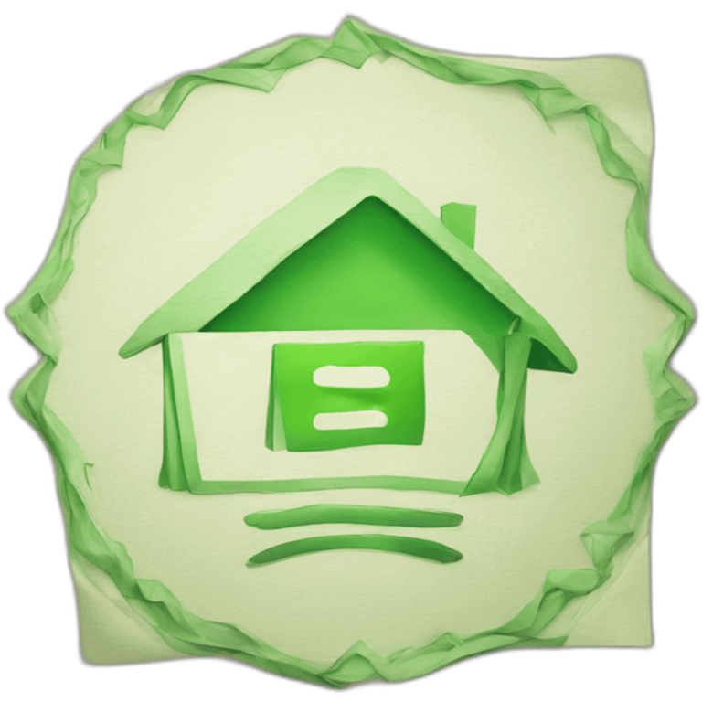 green certificate emoji