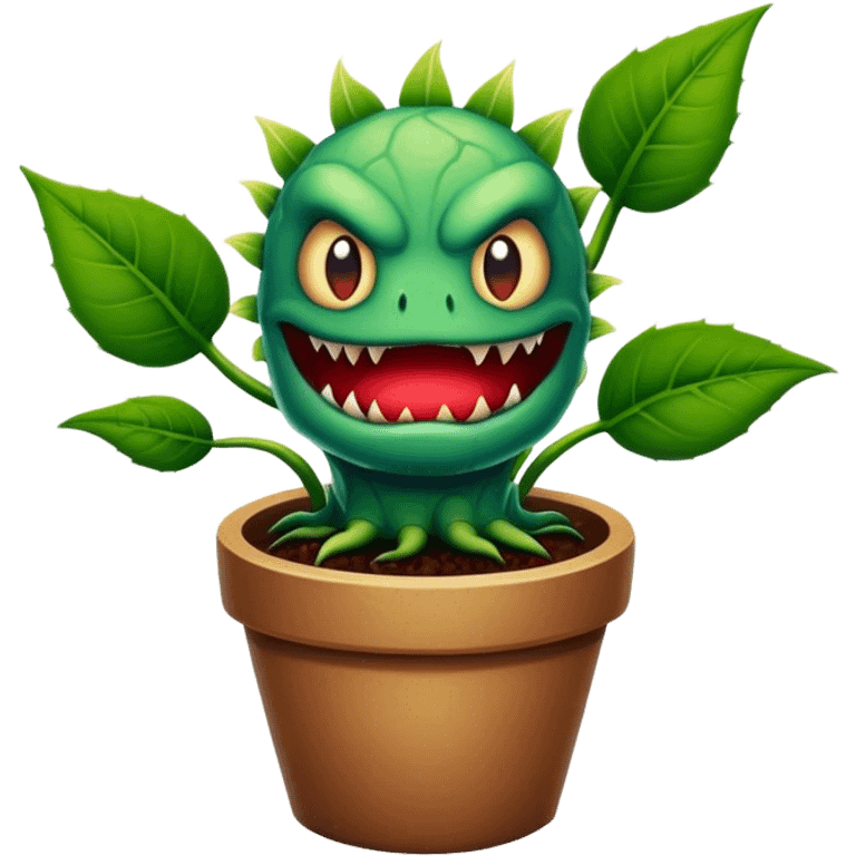 Little shop of horrors plant  emoji