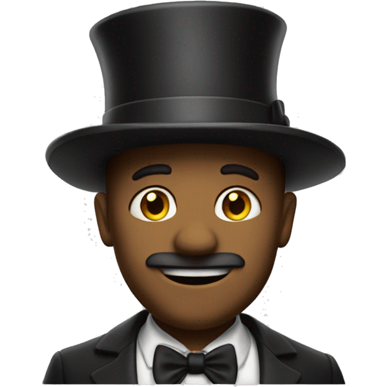 Shak with tophat emoji