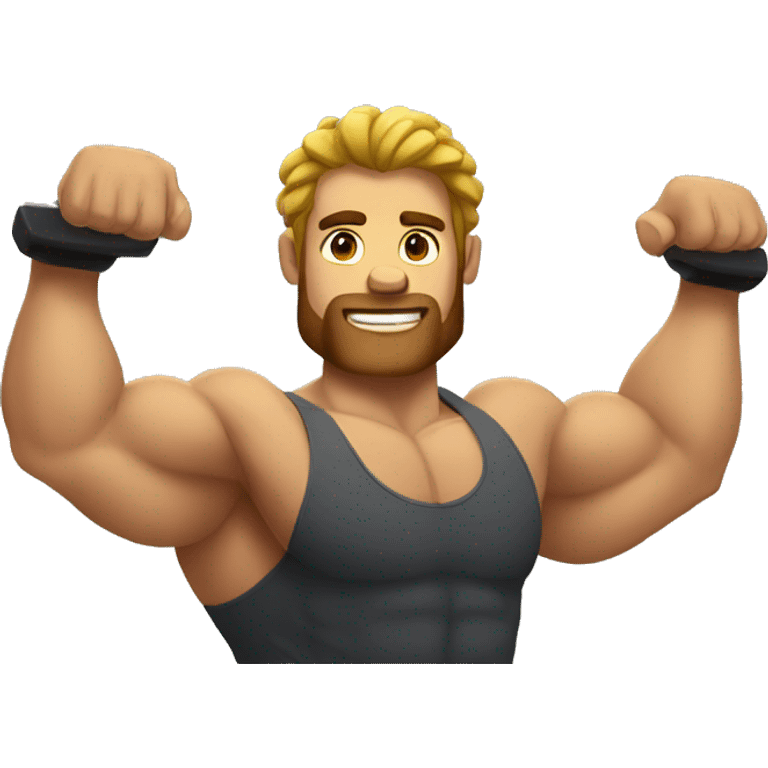 Hercules in the gym  emoji